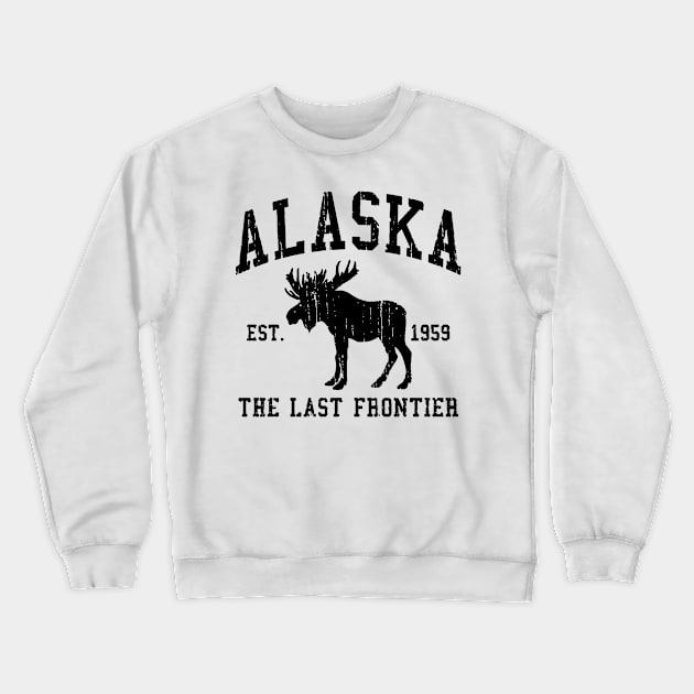 Alaska The Last Frontier Crewneck Sweatshirt by dyazagita